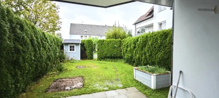 Herzlich Willkommen! - Wohnung mieten in Fischach - Charmante 4 Zimmer-Wohnung mit Garten in Fischach!