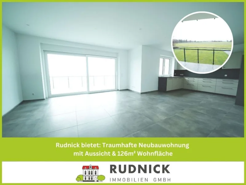 Titel_HK-11258 - Wohnung mieten in Stadthagen - Rudnick bietet: Traumhafte Neubauwohnung mit Aussicht & 133m² Wohnfläche