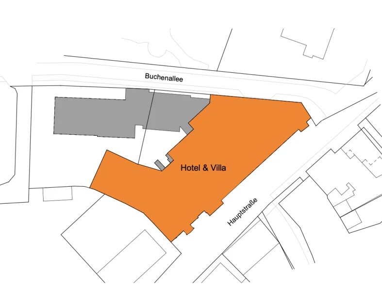 Hier offerierter Bereich - Zinshaus/Renditeobjekt kaufen in Bad Nenndorf - RUDNICK bietet FILETSTÜCK PROV.FREI Hotel + Gewerbe + ggf. teilbar/ erweiterbar / andere Nutzung