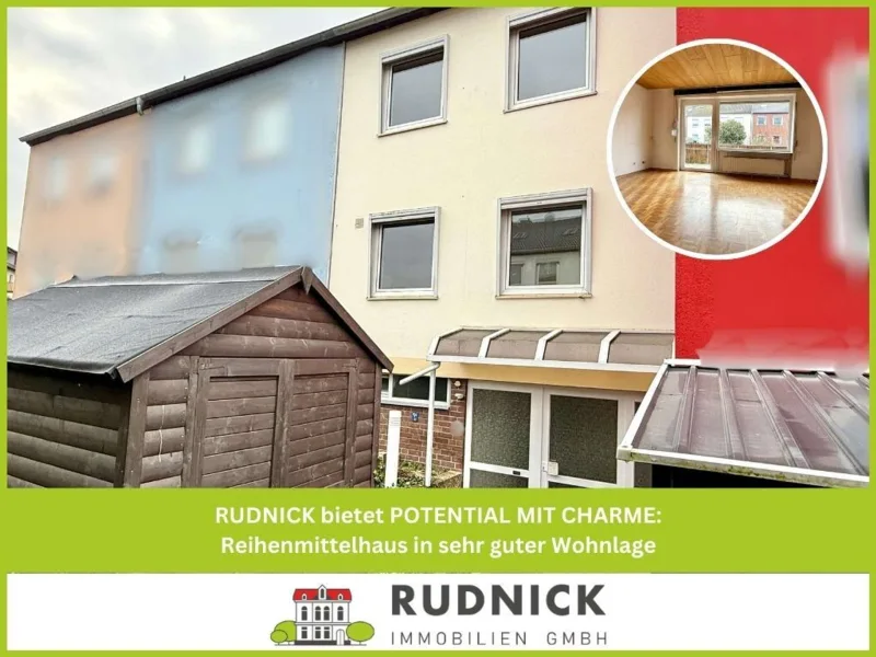 Reihenmittelhaus in sehr guter Wohnlage - Haus kaufen in Garbsen - RUDNICK bietet POTENTIAL MIT CHARME: Reihenmittelhaus in sehr guter Wohnlage