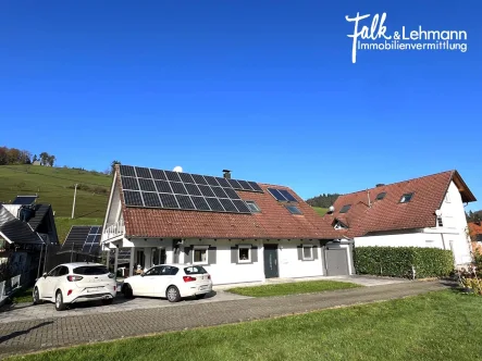 Ansicht - Haus kaufen in Steinach - +++ sonniges EFH mit Küche, Solar, Photovoltaik, Ofen, Garten, Terrasse und Garage in Steinach  +++