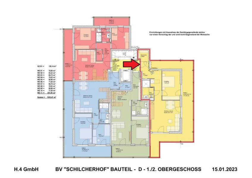 I.OG Wohnung 6 - Wohnung mieten in Oberammergau - 2-Zimmerwohnung im II.OG