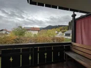 Ausblick vom Balkon