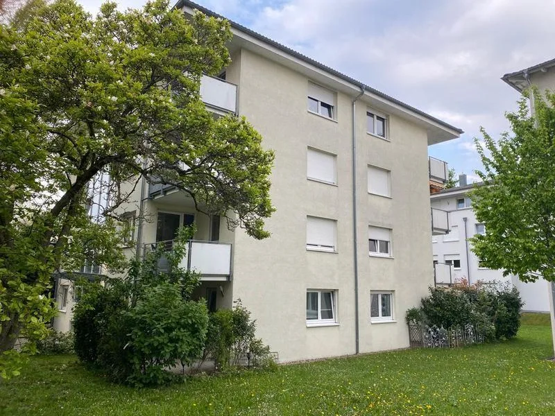 Ansicht Balkonseite - Wohnung kaufen in Kehl , Rhein - 2-Zimmer-Wohnung mit Aufzug und Balkon als Kapitalanlage in Kehl zu verkaufen