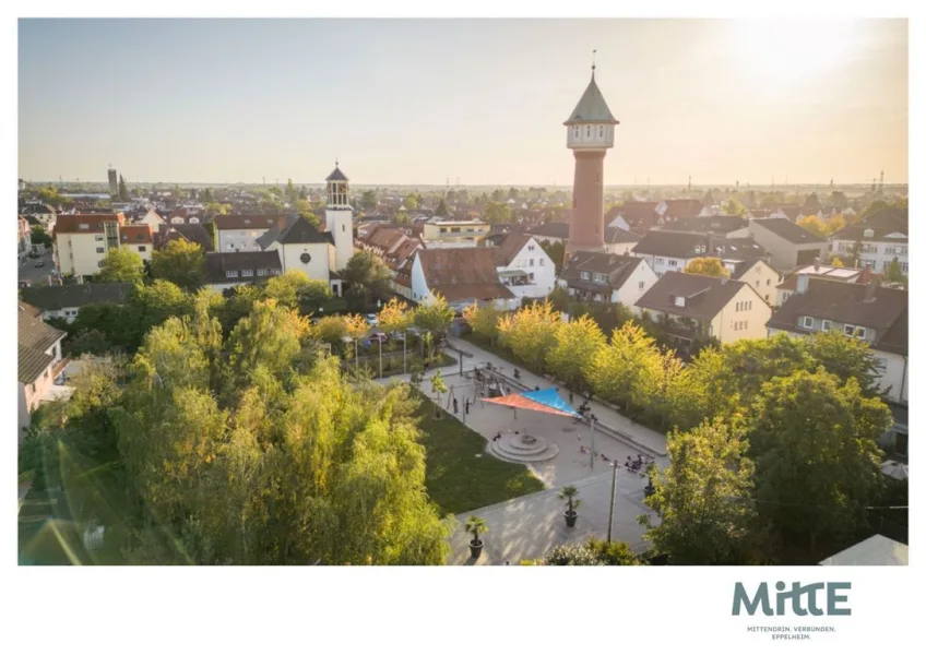 EPPLE_MittE_Eppelheim_Blick - Wohnung kaufen in Eppelheim , Baden - Gemütliche 2-Zimmer-Neubauwohnung mit Aufzug mitten in Eppelheim