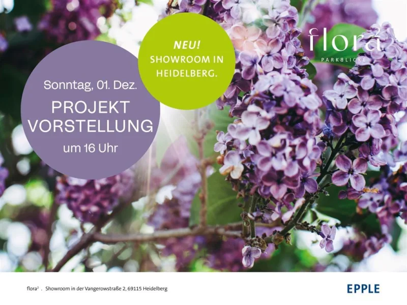 EPPLE_flora_Showroom_Projektvorstellung - Wohnung kaufen in Mannheim - Nachhaltiges Investment: 2 Zimmer im flora² mit bis zu 10% Abschreibung in den ersten 4 Jahren.*