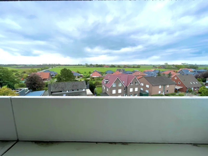 Ausblick vom Balkon - Wohnung kaufen in Wangerland / Horumersiel - SCHNÄPPCHEN ++ Kleine Koje am Meer - zu einem fairen Preis