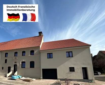 Theding - Haus kaufen in Théding - Nah an der Grenze, Erstbezug - Doppelhaushälfte in Theding / Frankreich