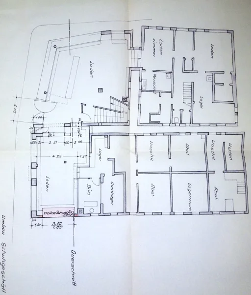 Grundriss Gewerbeeinheit