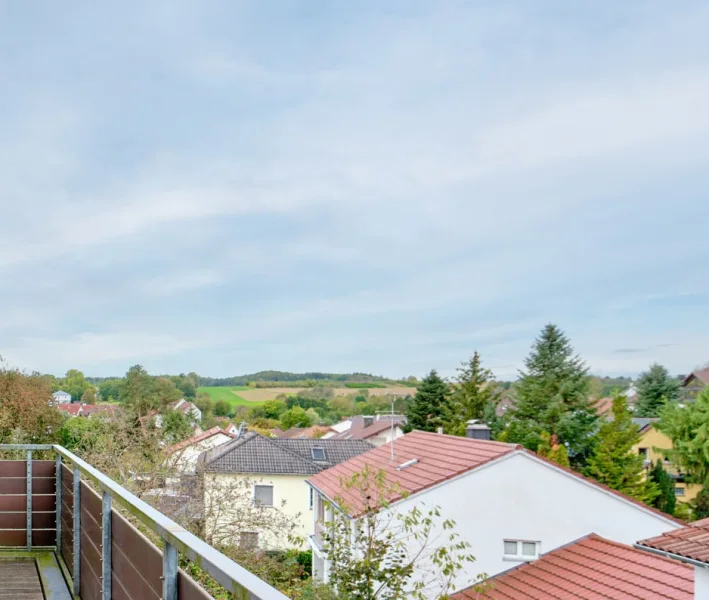 Aussicht vom Balkon 