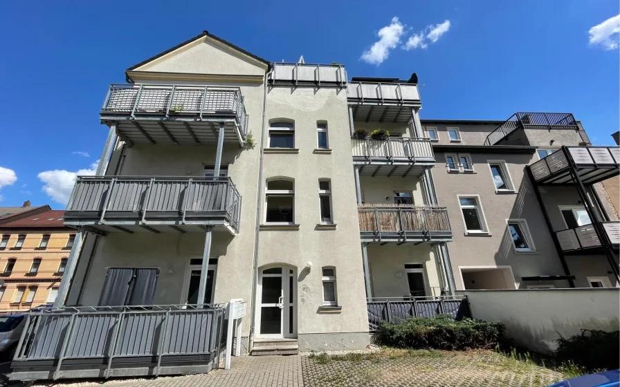 Balkon 1. OG rechts - Wohnung kaufen in Zwickau - Kapitalanlage im beliebten Marienthal