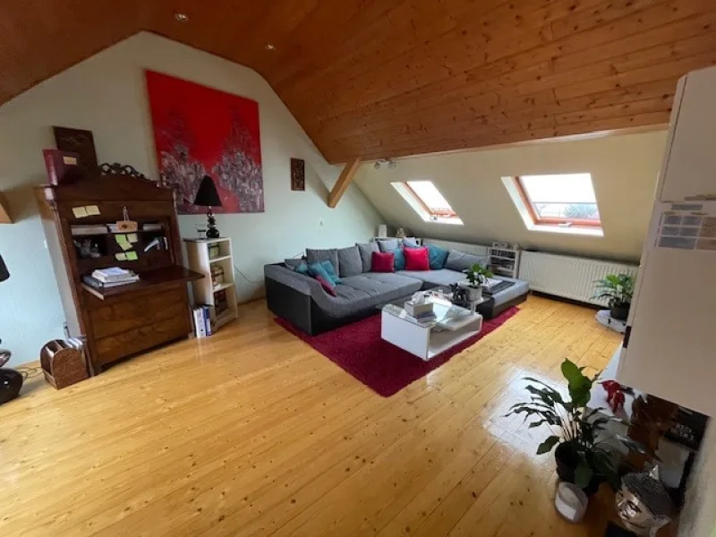helles Wohnzimmer - Wohnung kaufen in Zwickau - Großzügige Wohnung mit geringen Nebenkosten