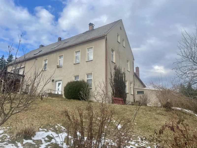 Außen_1 - Haus kaufen in Stützengrün - Doppelhaushälfte mit viel Platz zum Wohnen und Natur zum Genießen