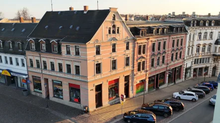 Ansicht beider Häuser - Haus kaufen in Meerane - Traumlage im Herzen von Meerane