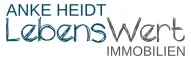 Logo von ANKE HEIDT LebensWert IMMOBILIEN