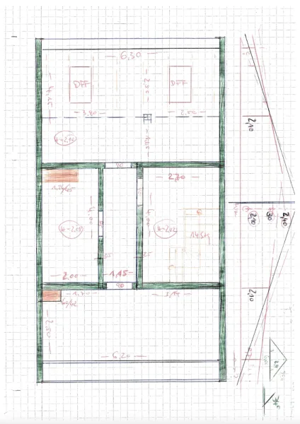 Zeichnung Etage 1