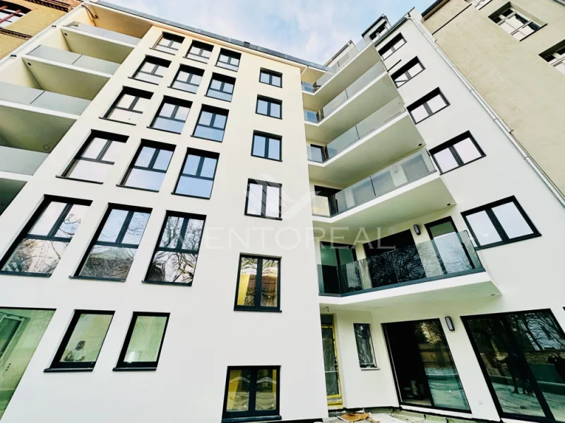 Objektbild (Rückansicht) - Wohnung mieten in Leipzig - Atemberaubende 5-Raum-Wohnung (Erstbezug)