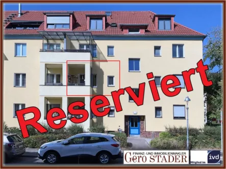 Hausansicht - Wohnung kaufen in Berlin - 2-Zimmer-Wohnung mit Süd-Loggia in Berlin-Spandau