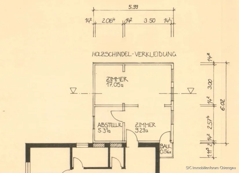 Holz-Anbau