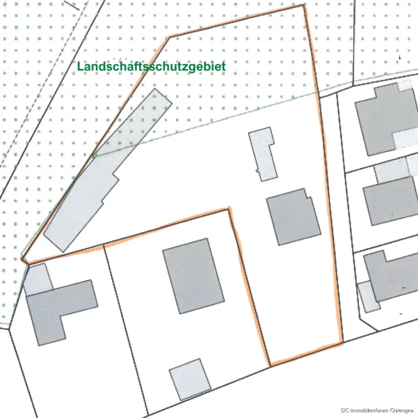 Lageplan mit gekennz. Naturschutzgebiet