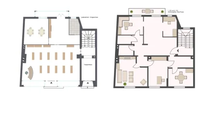 Grundrisse - Haus kaufen in Regen - *** Geschäftshaus in zentraler Lage der Stadt Regen ***