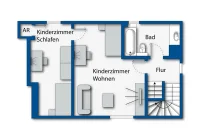 Obergeschoss-Hauptwohnung