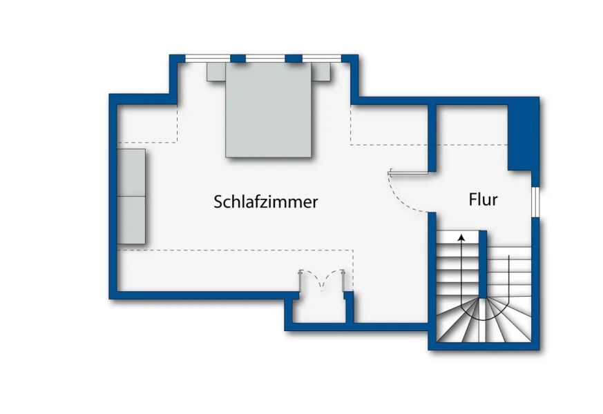 Dachgeschoss-Hauptwohnung