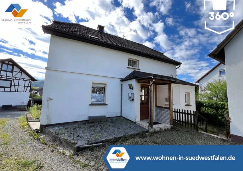 Titelbild - Haus kaufen in Plettenberg - VR IMMO: Handwerkerhaus in beliebter Lage von Plettenberg-Holthausen.