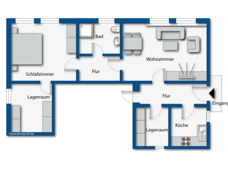 Untergeschoss Einliegerwohnung