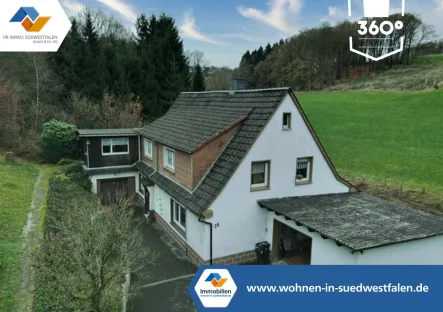 Titelbild - Haus kaufen in Meinerzhagen - VR IMMO: Ruhig gelegenes Einfamilienhaus mit viel Platz für die Familie