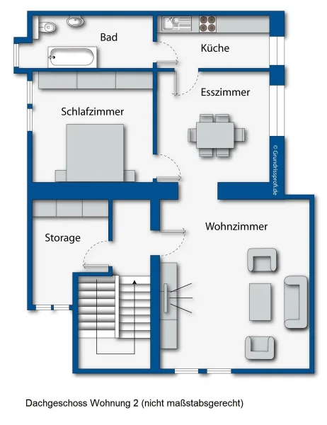 Dachgeschoss Whg. 2 