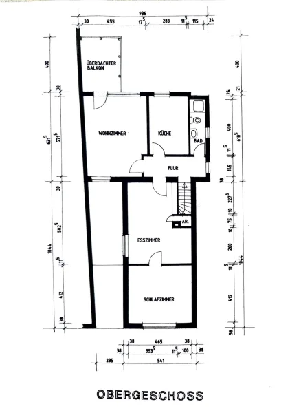 Grundriss Obergeschoss