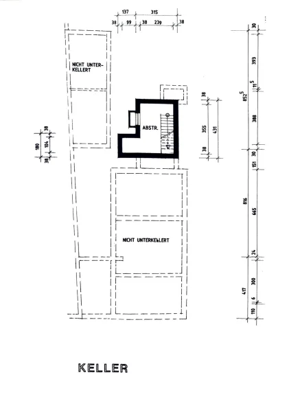 Grundriss Kellergeschoss