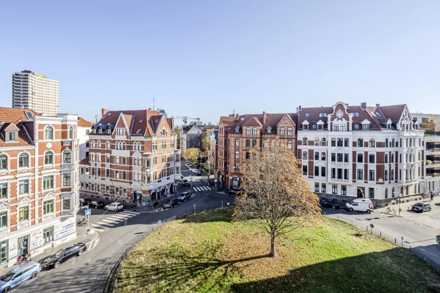 Aussicht vom Balkon 