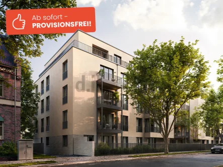 Provisionsfrei_Free of Commission - Wohnung kaufen in Berlin / Niederschönhausen - Provisionsfreies 3 Zimmer Penthouse mit Südbalkon