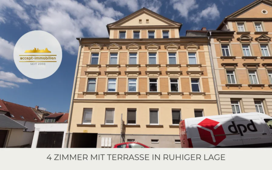 Aussenansicht - Wohnung kaufen in Altenburg - ** Großzügige 4-Zimmer-Wohnung mit Terrasse in ruhiger Lage  **