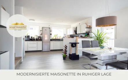 Blick zur Küche - Wohnung kaufen in Leipzig - ** Wohlfühlwohnung mit toller Ausstattung und großem Balkon - Einbauküche und Stellplatz vorhanden**
