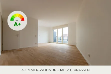 Wohnen - Wohnung mieten in Leipzig - ** Wunderschöne Dachgeschoss-Wohnung | 2 Terrassen | Büro | Bad mit Wanne | Parkett | Aufzug **