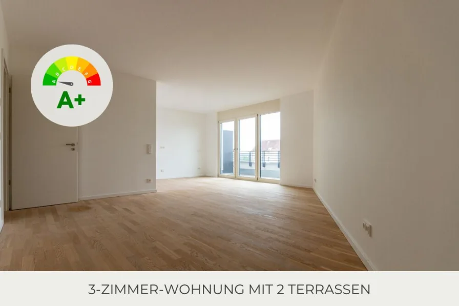 Wohnen - Wohnung mieten in Leipzig - ** Wunderschöne Dachgeschoss-Wohnung | 2 Terrassen | Büro | Bad mit Wanne | Parkett | Aufzug **