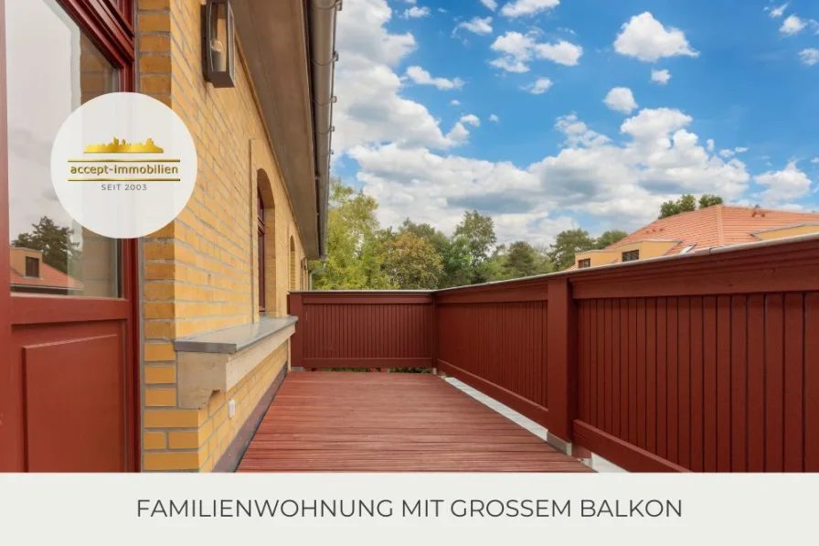 Balkon - Wohnung mieten in Leipzig / Meusdorf - ** 4-Zimmer-Wohnung im Grünen | 2 Bäder | Westbalkon | HWR | Stellplatz | ab sofort verfügbar **