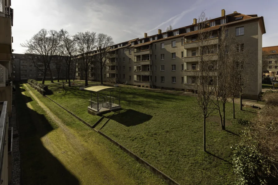 Ausblick in den Innenhof