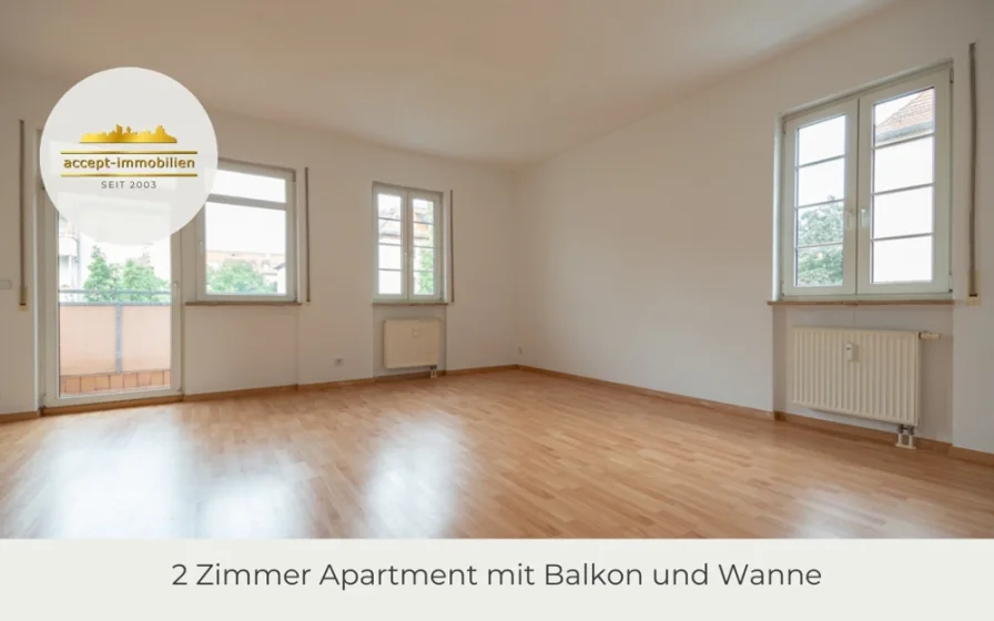 Titel - Wohnung mieten in Leipzig / Plagwitz - ** Schöne 2-Zimmer-Wohnung | Ruhige Lage - Gute Anbindung | Badewanne | Laminat **