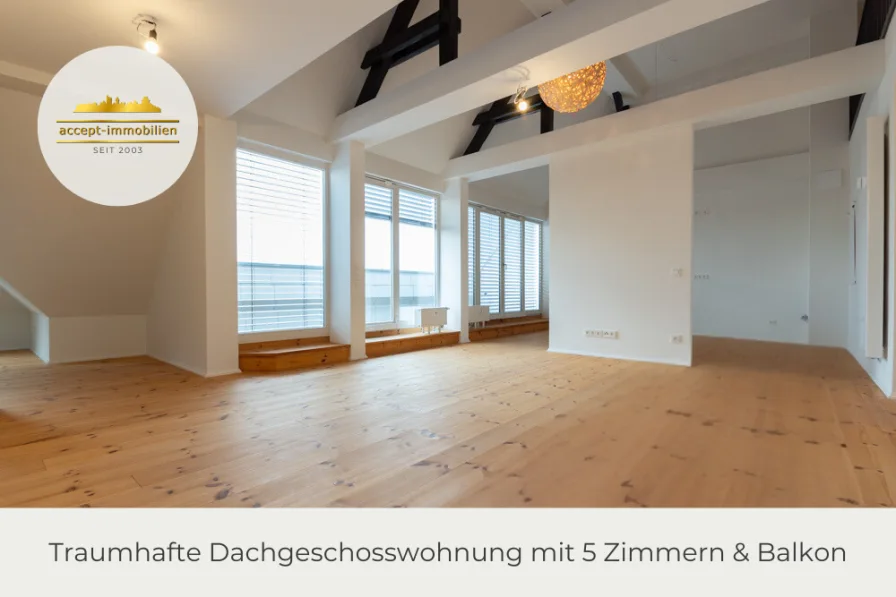 Wohnen - Wohnung mieten in Leipzig | Sellerhausen-Stünz - ** ZWEITBEZUG | Dachgeschosstraum | Balkon | Bad mit Wanne & Dusche | Dielenboden | Stellplatz **