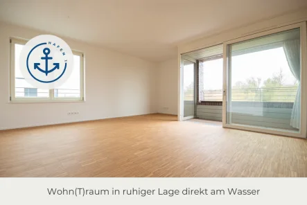 Wohnen - Wohnung mieten in Leipzig - ** Hafen 1 | Exklusive Wohnung am Lindenauer Hafen | Tageslichtbad | Abstellraum | Aufzug **