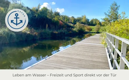 Hafen 1 | Leben am Wasser - Wohnung mieten in Leipzig - ** Hafen 1 | Wohlfühloase | Hochwertige Ausstattung | Tageslichtbad | Parkett | Aufzug **