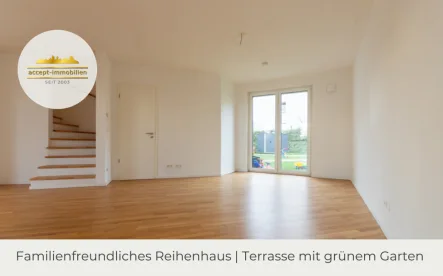 Referenz | Wohnzimmerbereich - Haus mieten in Schkeuditz - ** Niedliches Reihenmittelhaus mit Terrasse und Garten **