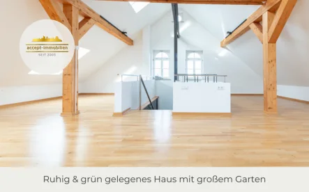 Titel - Haus mieten in Leipzig / Wahren - ** Exklusives und ruhig gelegenes Reihenendhaus mit Terrasse, Garten, Wintergarten **