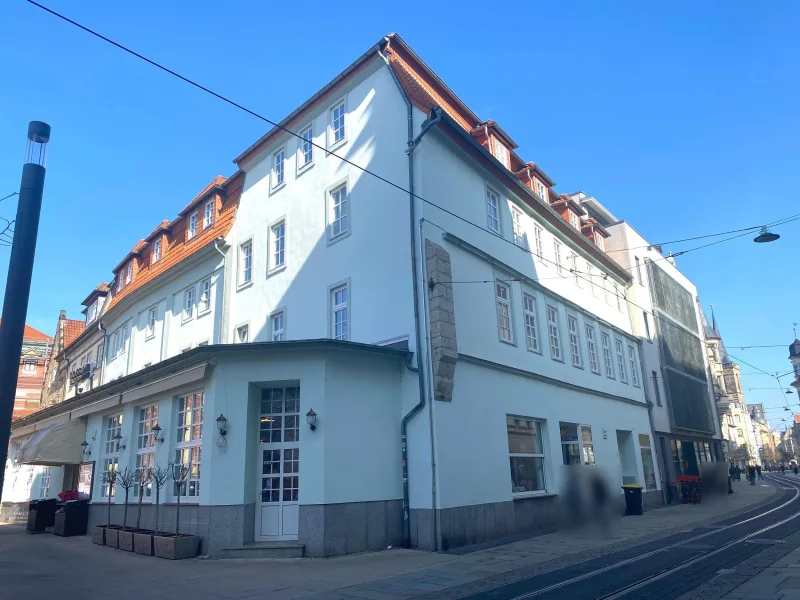 Außenansicht - Wohnung mieten in Erfurt - Große 3-Zimmer-Wohnung für Altstadtliebhaber - direkt am Hirschgarten