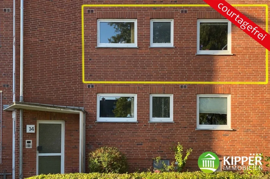 20240927 UKI BadBramstedt Schillerstraße 34 1OG COURTAGEFREI - Wohnung kaufen in Bad Bramstedt - Attraktive 2,5 Zimmer-Wohnung, West-Balkon und Keller