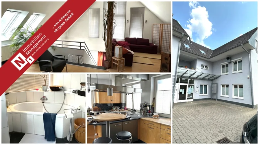 Titelbild - Wohnung kaufen in Mackenbach - Exklusive Maisonette-Wohnung mit Dachterrasse und Doppelgarage im Wohn- und Ärztehaus